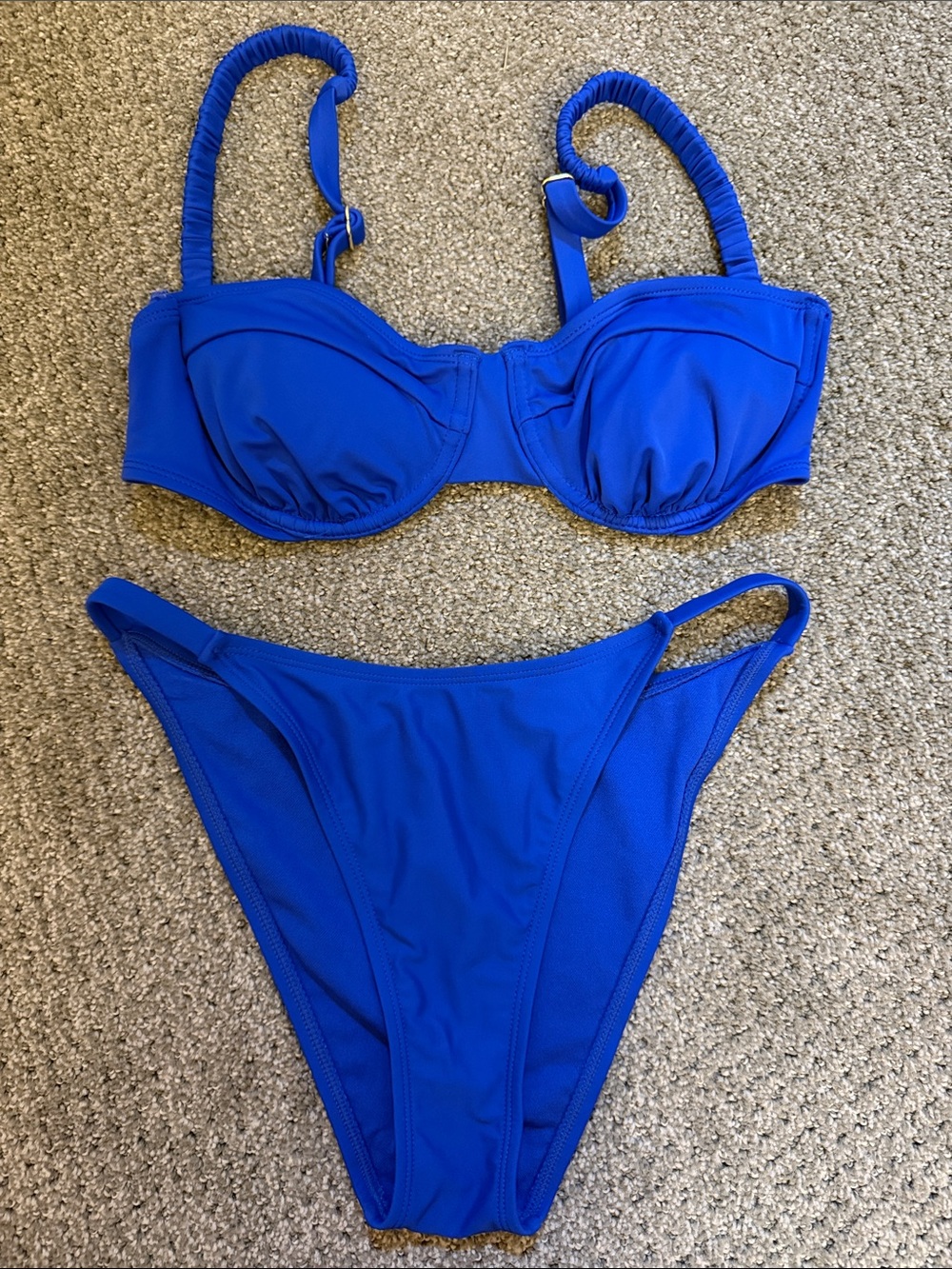 wild fable Royal Blue Underwire Bikini Set